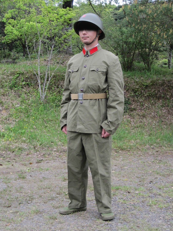 古典的人民服 ～ 中国人民解放軍 65式軍服・士兵用 (灰緑色・実物)