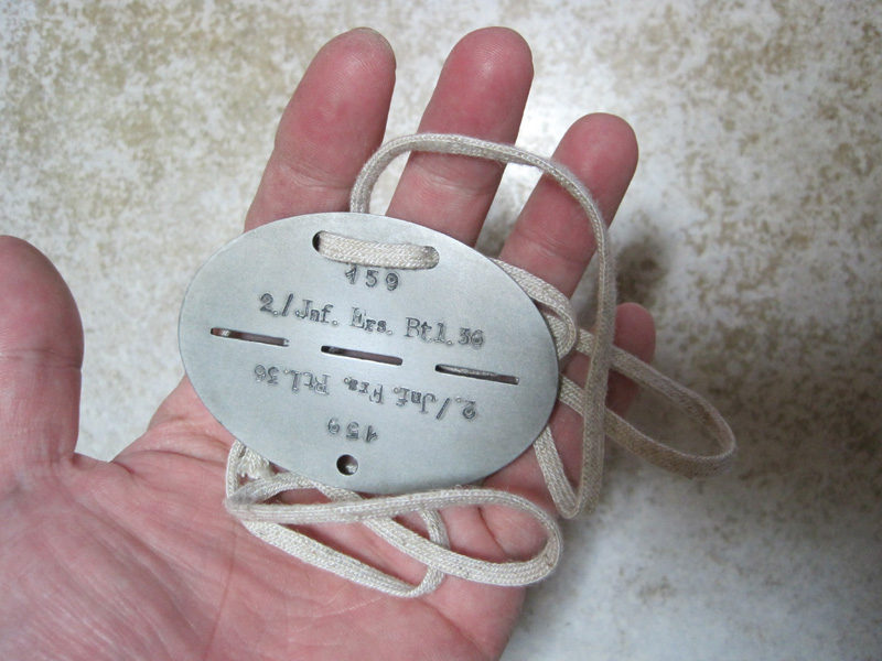 ドイツ国防軍 認識票 (シュミット製・複製品)│ナナシノミコト