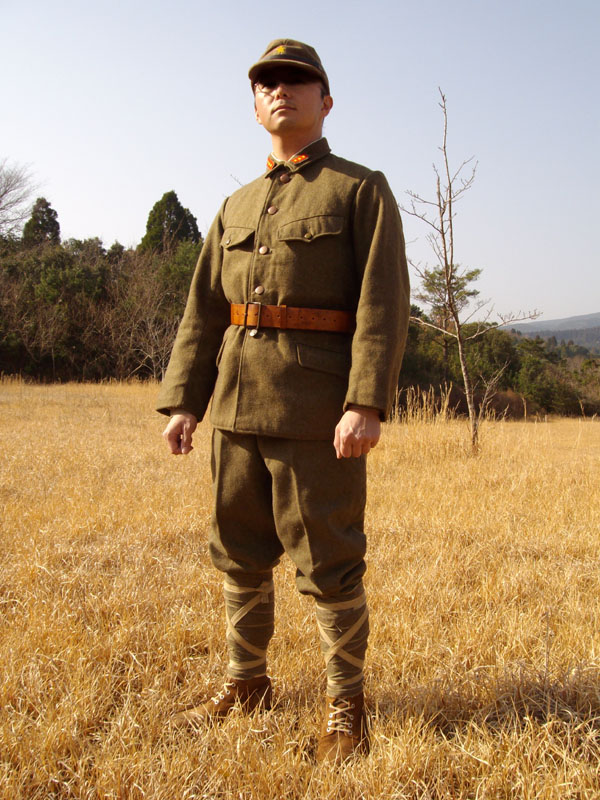 日本軍 軍服 三式冬衣 実物一式 やわらかく