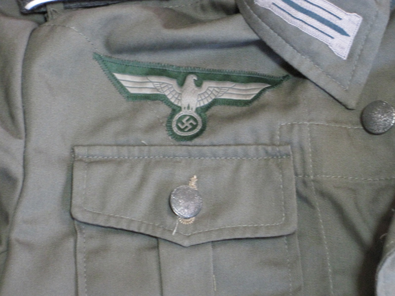 ドイツ国防軍 M41 Hbt製 夏期野戦服 カンプバタリオン製 複製品 ナナシノミコト