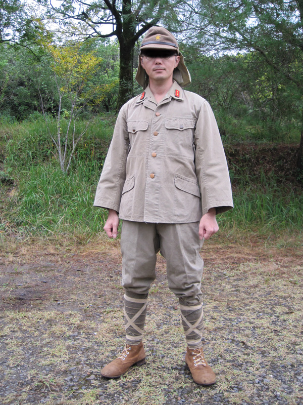 日本陸軍　将校用開襟防暑衣　実物　貴重品　日本軍　陸軍　軍服　戦争