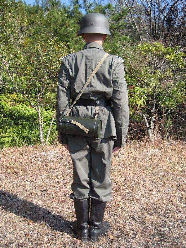 ドイツ国防軍 M38 ガスマスク用コンテナ (中国製・複製品)│ナナシノミコト