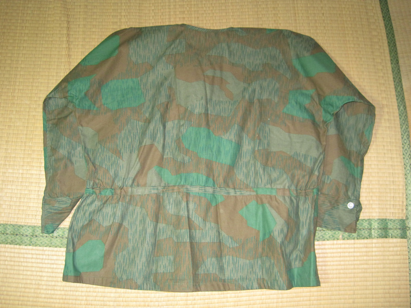 迷彩服 WWⅡドイツ軍／武装親衛隊迷彩スモック(未使用)極上品 