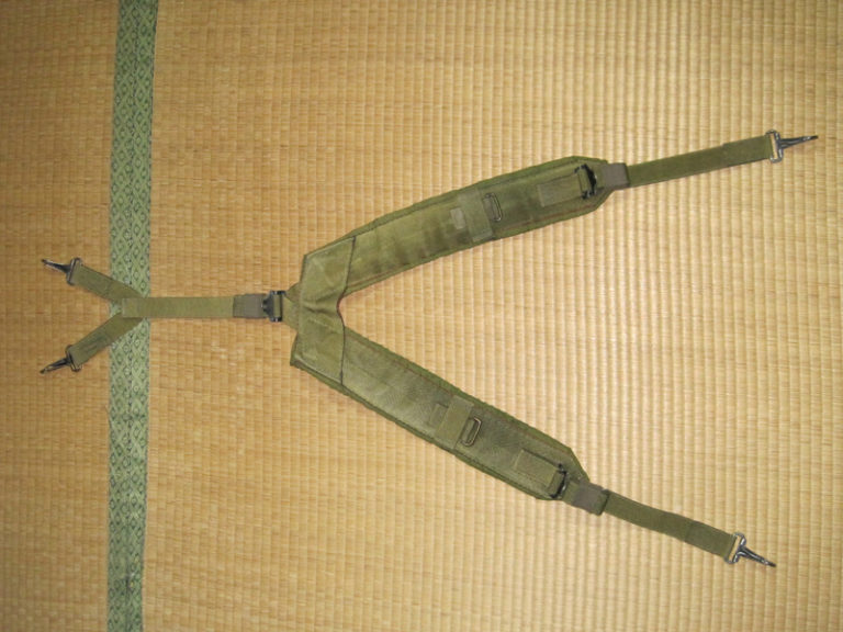 アメリカ軍ALICE装備 LC−1 サスペンダー/ベルト/ポーチ/カバー実物中古 US（米軍放出品）LC-2 Y型サスペンダー [OD][Y-Suspender][ALICE