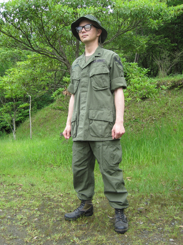アメリカ陸軍 ジャングルファティーグ・最後期型 (実物・M-Sサイズ 