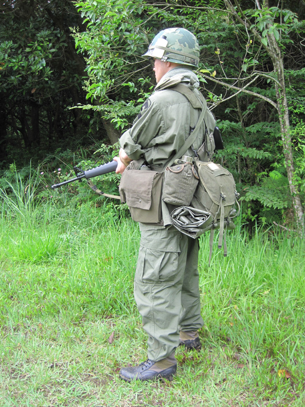 実物 ベトナム戦　米軍　ジャングルファティーグ　ジャケット 未使用　3rd ノンリップ デッドストック 美品_実物ジャングルファティーグJKT ベトナム戦争米軍ジャングル