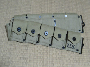 G.I.の基本装備 ～ アメリカ軍 M1923 カートリッジベルト (海外製・複製品)