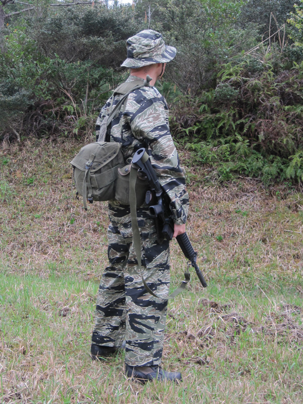 特殊部隊 lrrp 装備 実物 ベトナム戦 タイガーストライプ ハット 未 