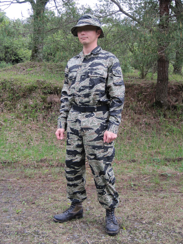 特殊部隊御用達 ～ NAM戦タイプ・タイガーストライプ迷彩服 (セスラー 
