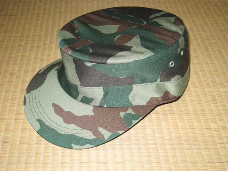 旧作業帽 PX品 海上自衛隊 ふきとり 