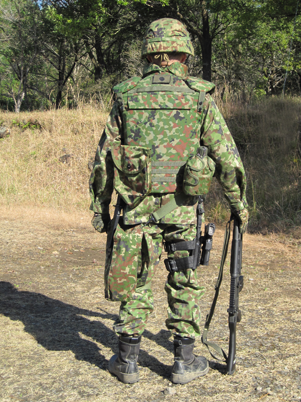 集約チョッキ 迷彩Ⅱ型 改 自衛隊迷彩 チェストリグ カスタム品 陸上自衛隊 タクティカルベスト タクティカルベスト （集約チョッキ）