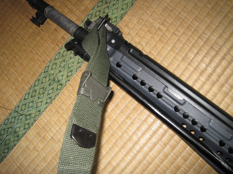 陸上自衛隊 64式小銃用官品型負紐 (ヒートアップ製・複製品)│ナナシ 