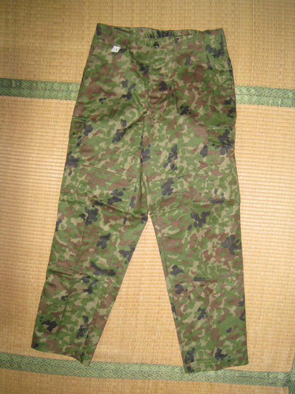 戦闘服2型上衣（官品生地）L1サイズ 改修あり（迷彩下衣付属）
