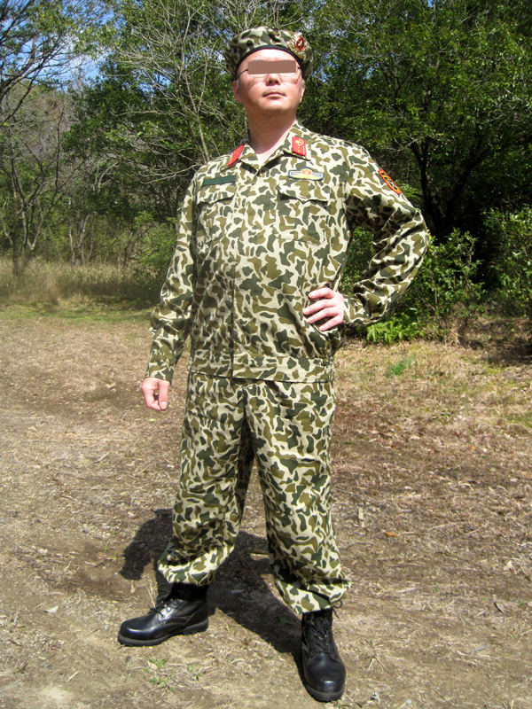 南ベトナム軍最終型戦闘服上下 実物 南ベトナムレンジャー リーフ迷彩 BDQ 中古品 B 南ベトナム軍 M59