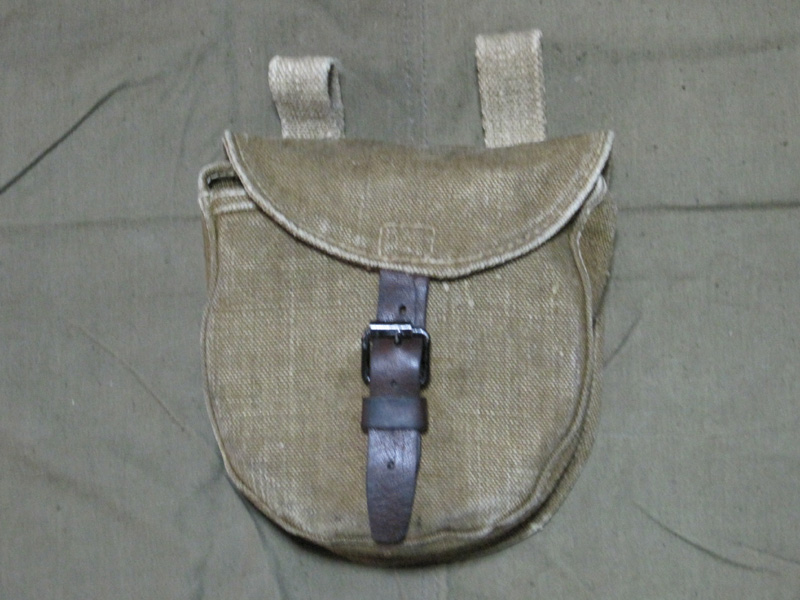 ソ連軍 PPSh-41 ドラムマガジンポーチ (実物)│ナナシノミコト