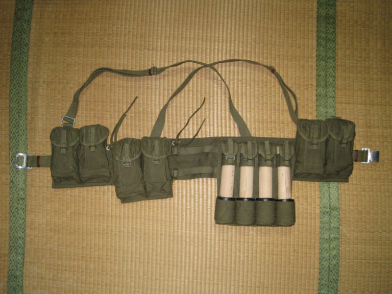 中国人民解放軍 63式小銃 単兵装具 (実物)│ナナシノミコト