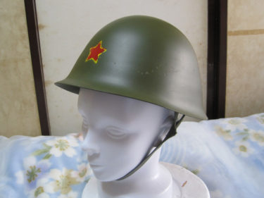 中国人民解放軍 GK-80A ヘルメット・縁取帽章塗装型 (実物)