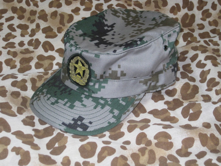 中国人民解放軍 07式作訓帽・林地迷彩 (実物)│ナナシノミコト