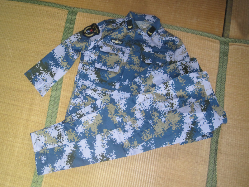 【新品】中国軍　07式海軍迷彩 ウール絨毯　防寒具