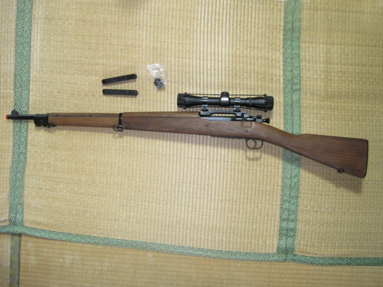 スコープ載せてみた ～ アメリカ陸軍 スプリングフィールド M1903A4 狙撃銃スタイル (S&T製・エアコッキング)│ナナシノミコト