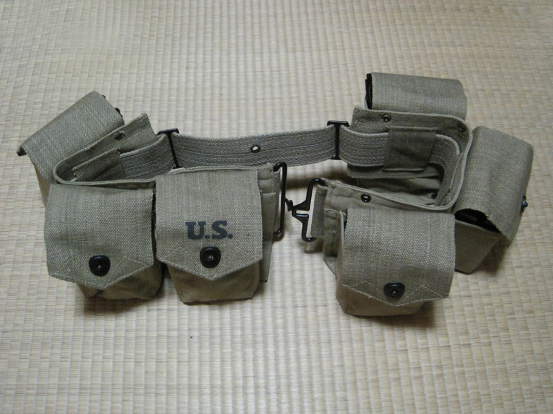 ☆US 米軍 BAR（M1918）自動小銃予備マガジンベルト マガジンポーチ☆  BARマガジンベルトポーチ