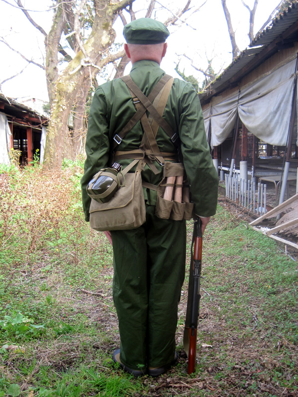 中国軍　56式弾帯(チェストリグ) 中国軍実物 56式弾帯 AKチェストリグ 初期型 65年製 （旧