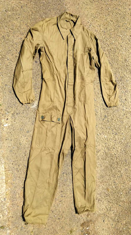 日本陸軍落下傘部隊降下服（実物) 茶目